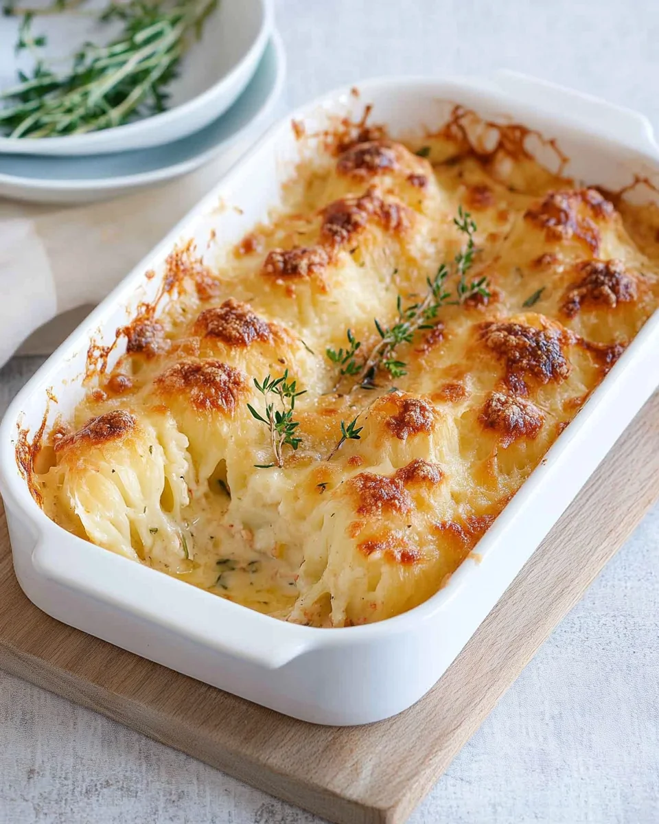 Blumenkohlauflauf - vegetarisch & knusprig überbacken