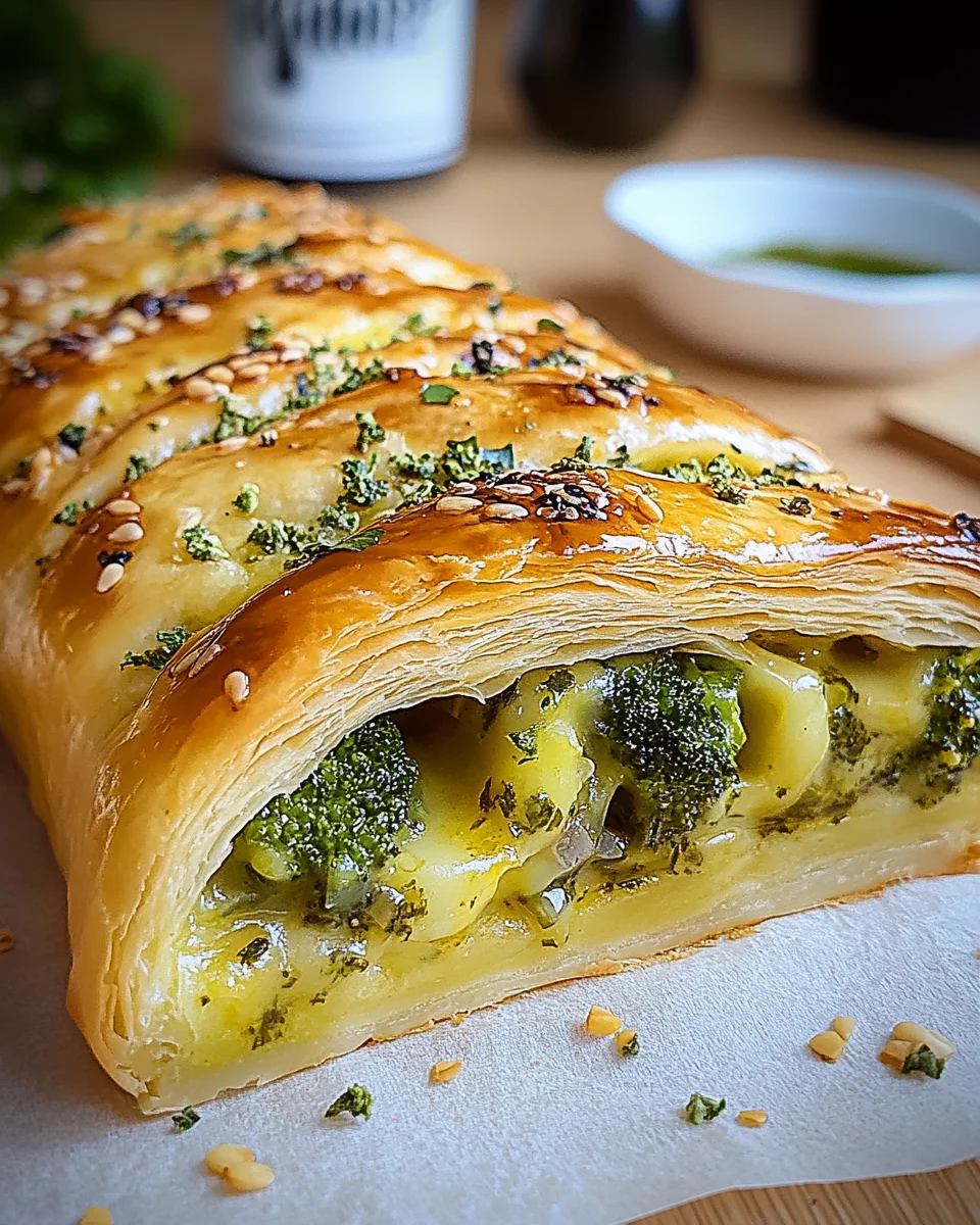 Brokkoli-Käse-Strudel