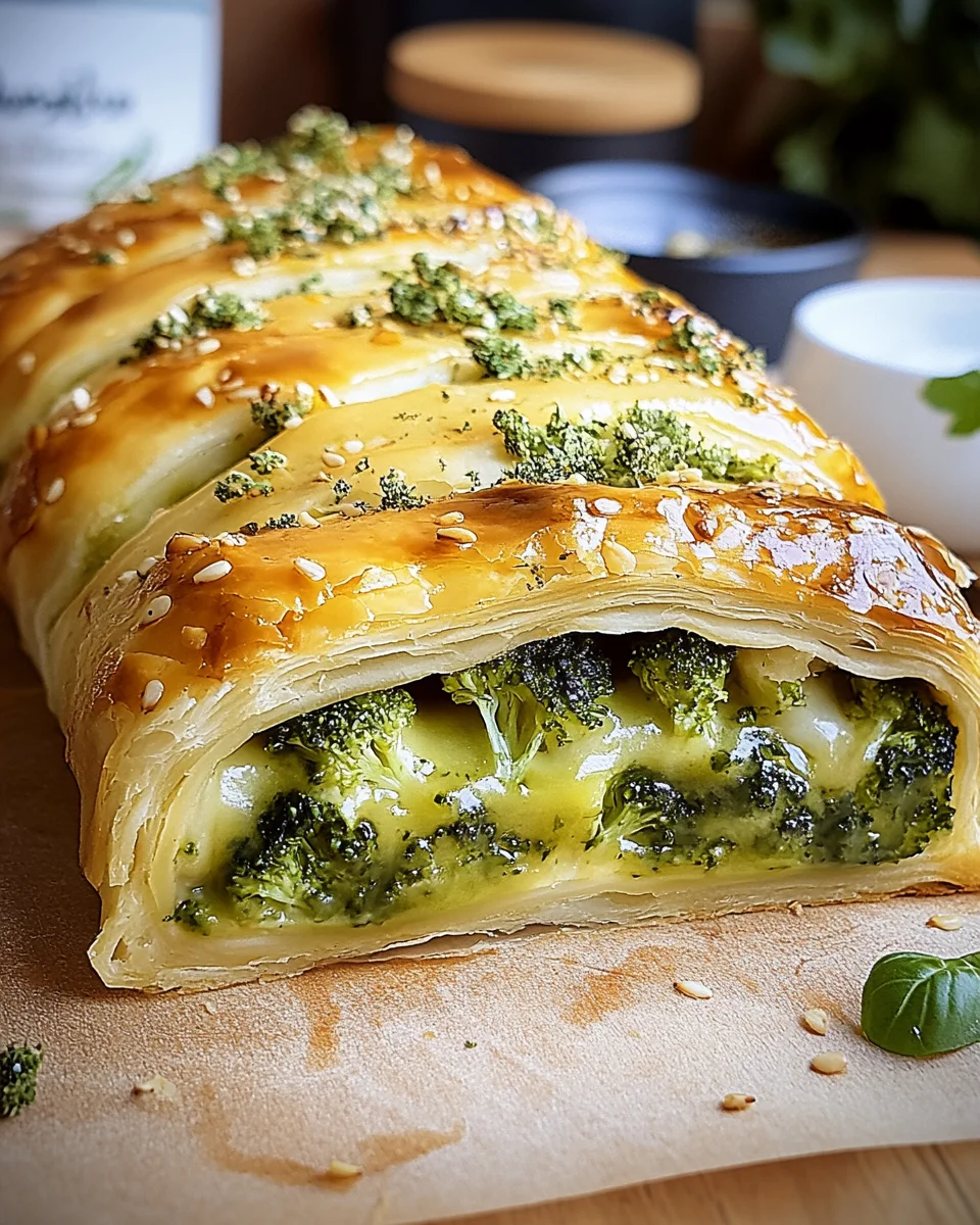 Brokkoli-Käse-Strudel