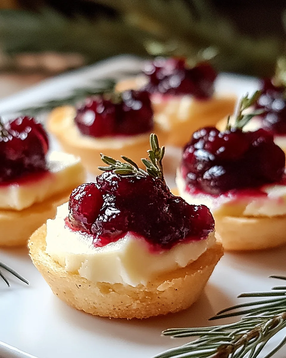 Cranberry-Brie-Häppchen