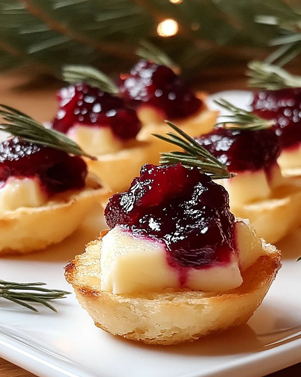 Cranberry-Brie-Häppchen