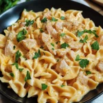 Cremige One Pot Pasta mit Thunfisch