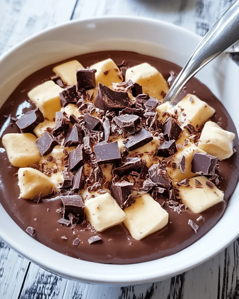 Cremiger Schokoladenpuddingbrei
