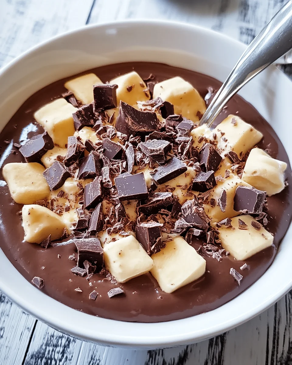 Cremiger Schokoladenpuddingbrei