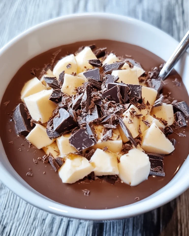 Cremiger Schokoladenpuddingbrei