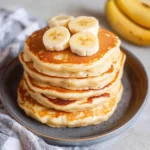 Fluffige Bananen Pancakes ohne Ei