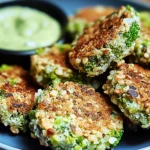 Gesunde Brokkoli Nuggets mit Haferflocken