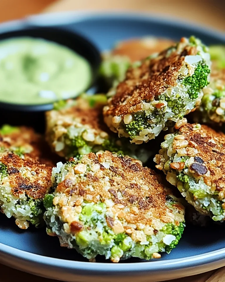 Gesunde Brokkoli Nuggets mit Haferflocken