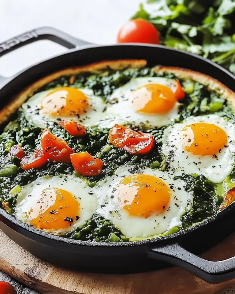 Grüne Shakshuka