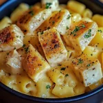 Hähnchen-Ranch-Makkaroni und Käse