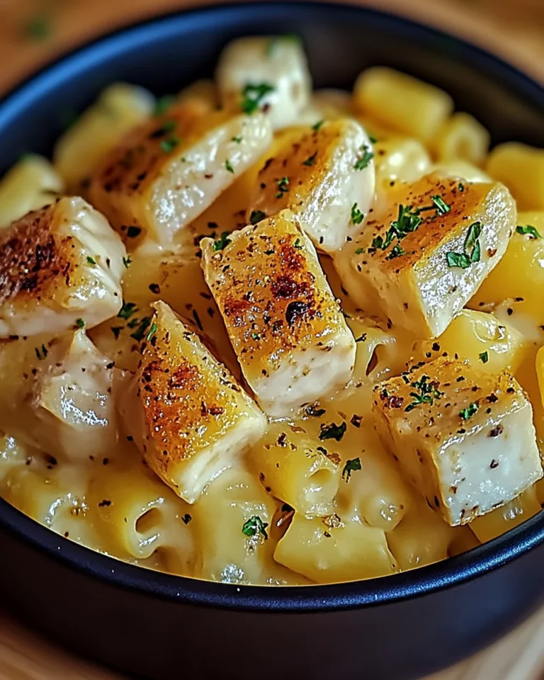 Hähnchen-Ranch-Makkaroni und Käse