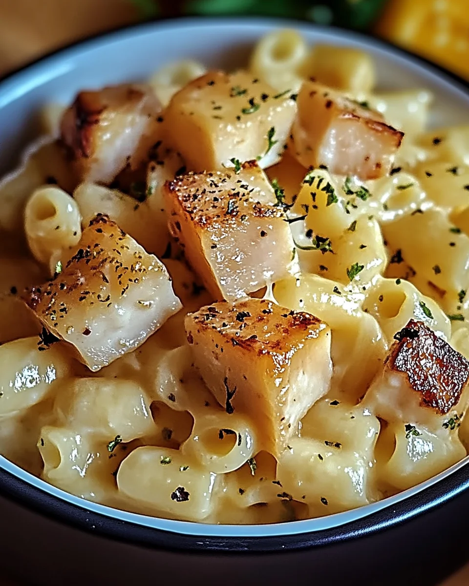 Hähnchen-Ranch-Makkaroni