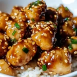 Karamellisiertes Sesam-Hähnchen
