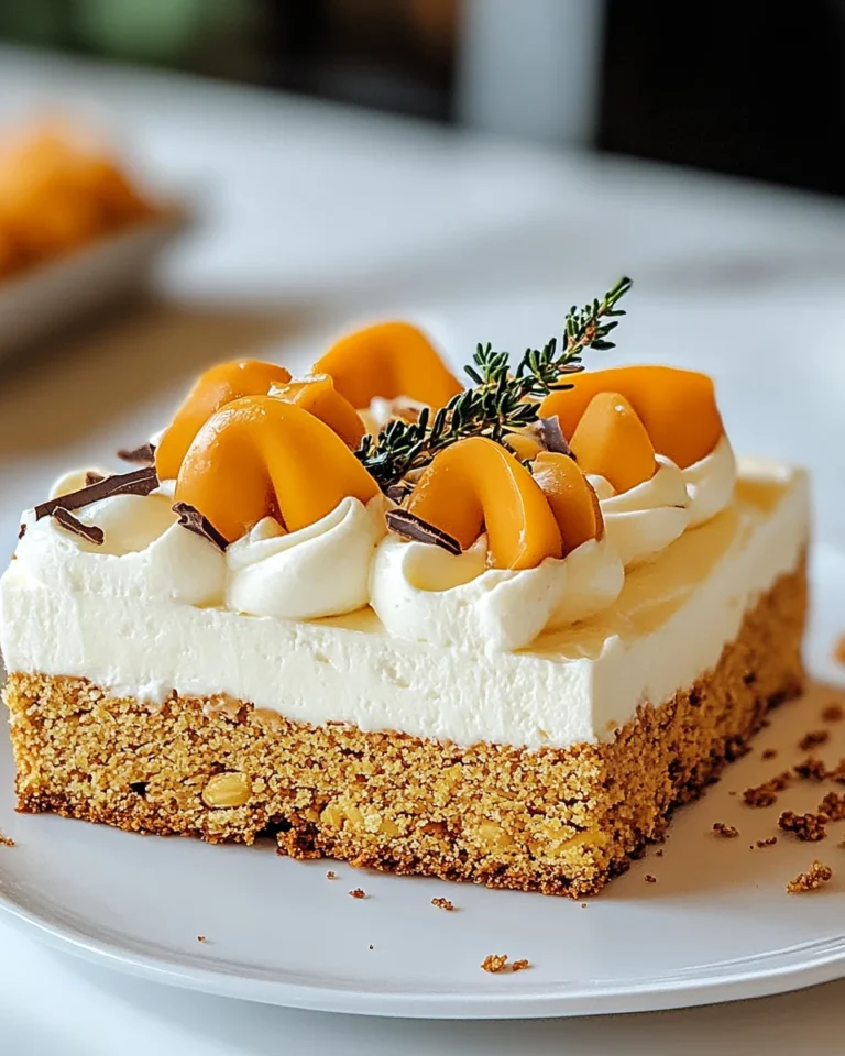 Karottenkuchen mit Weißer Schokoladenmousse
