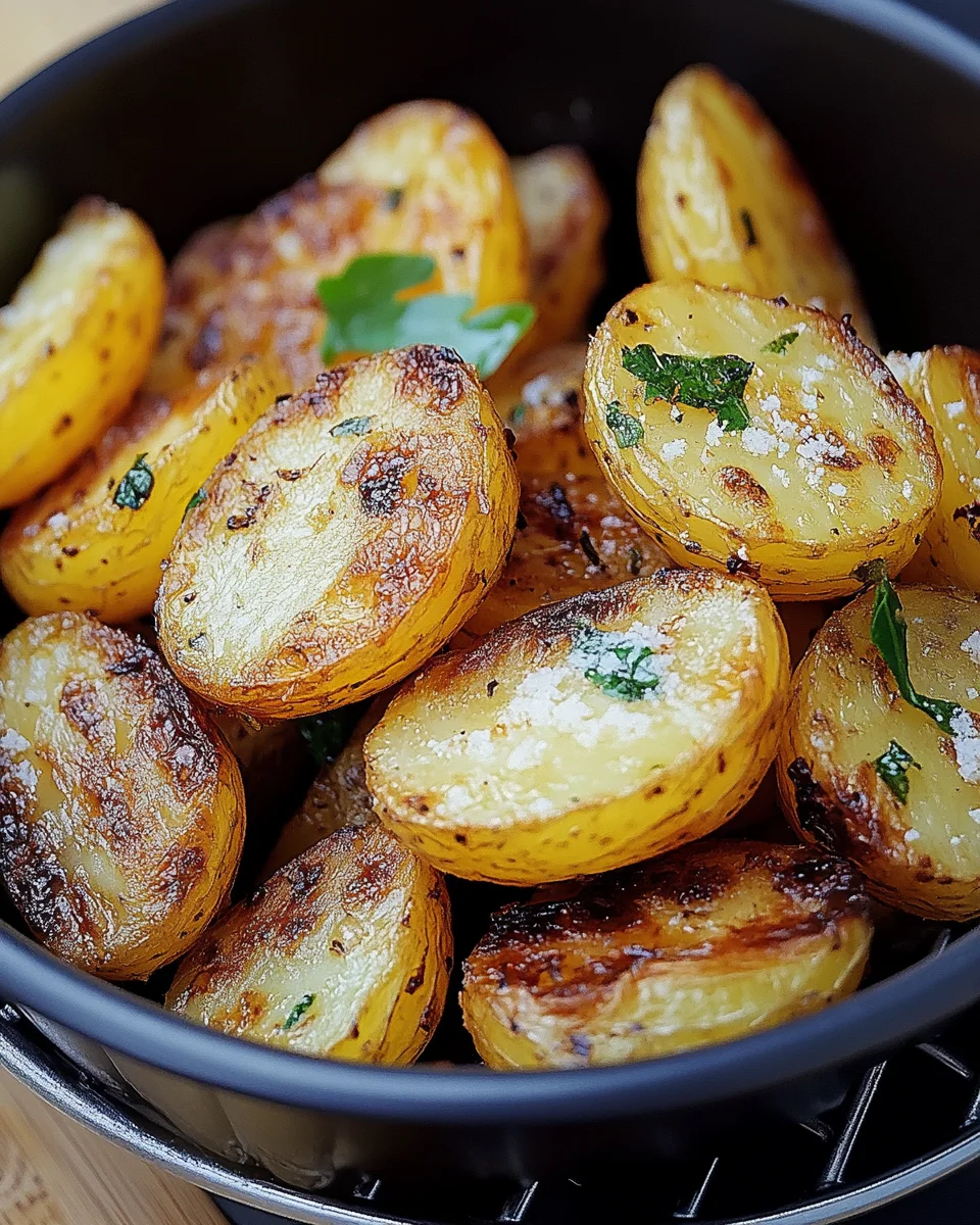 Kartoffeln aus der Heißluftfritteuse