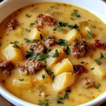 Kartoffelsuppe mit Würstchen