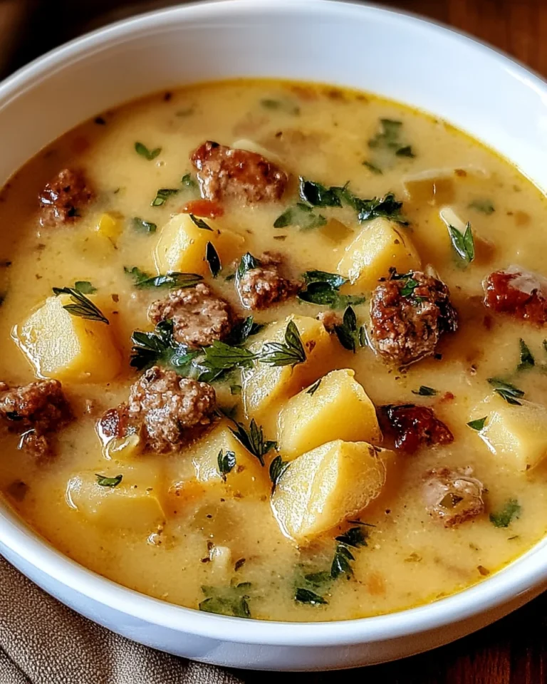 Kartoffelsuppe mit Würstchen