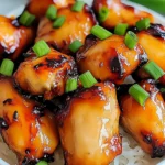 Klebrige Sweet-Chili-Hähnchenschenkel