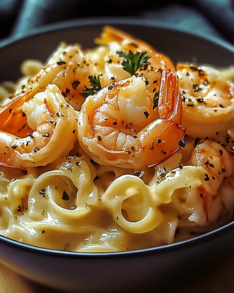 Knoblauch-Butter-Shrimp Pasta