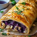 Knuspriger Rotkohlstrudel