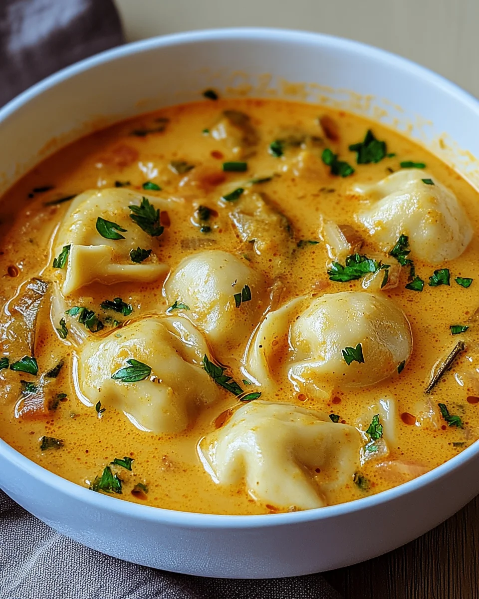 Kokosnuss-Curry-Suppe