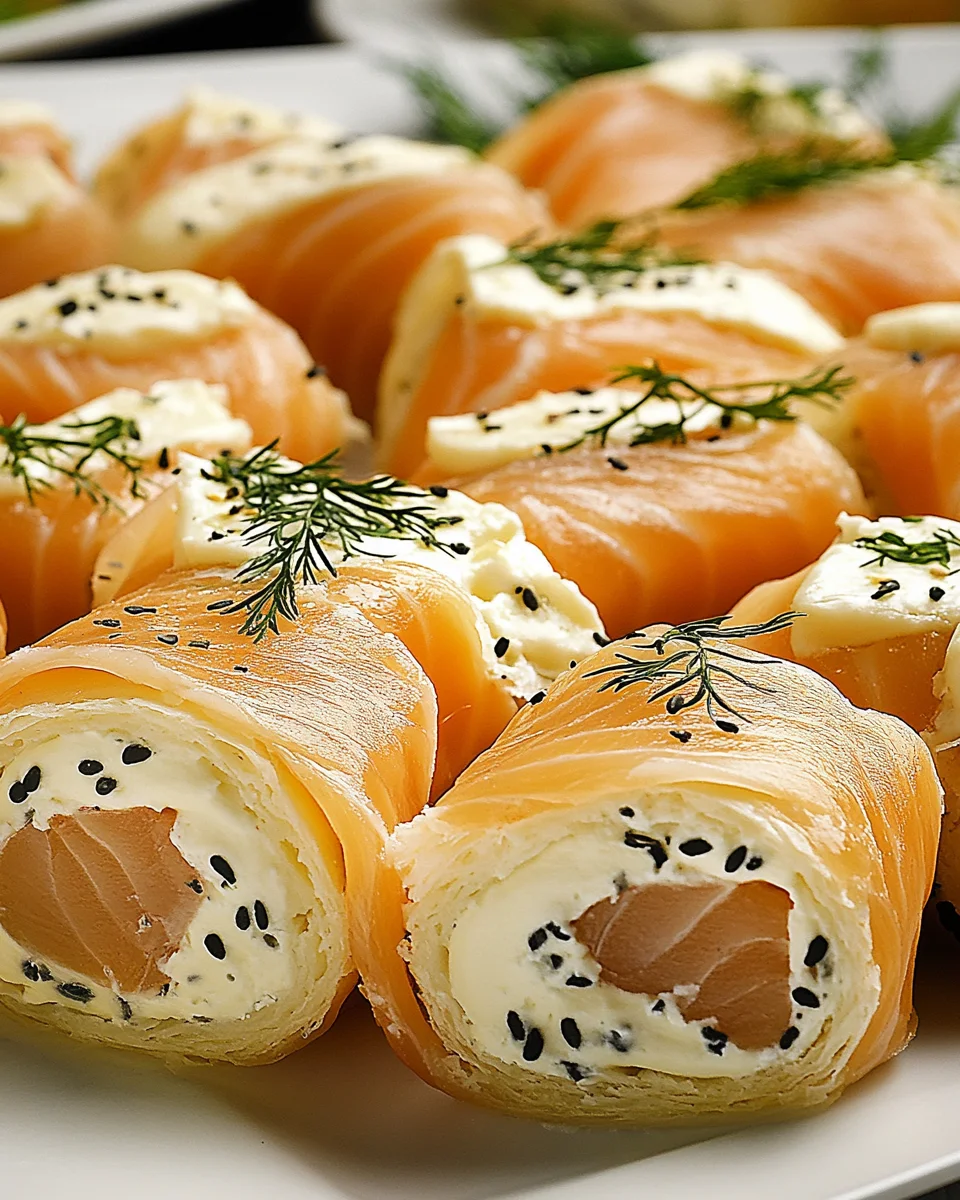 Lachs-Frischkäse-Röllchen