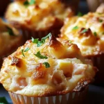 Muffins mit PutenHähnchenHähnchenschinken und Käse