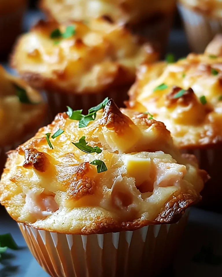 Muffins mit PutenHähnchenHähnchenschinken und Käse