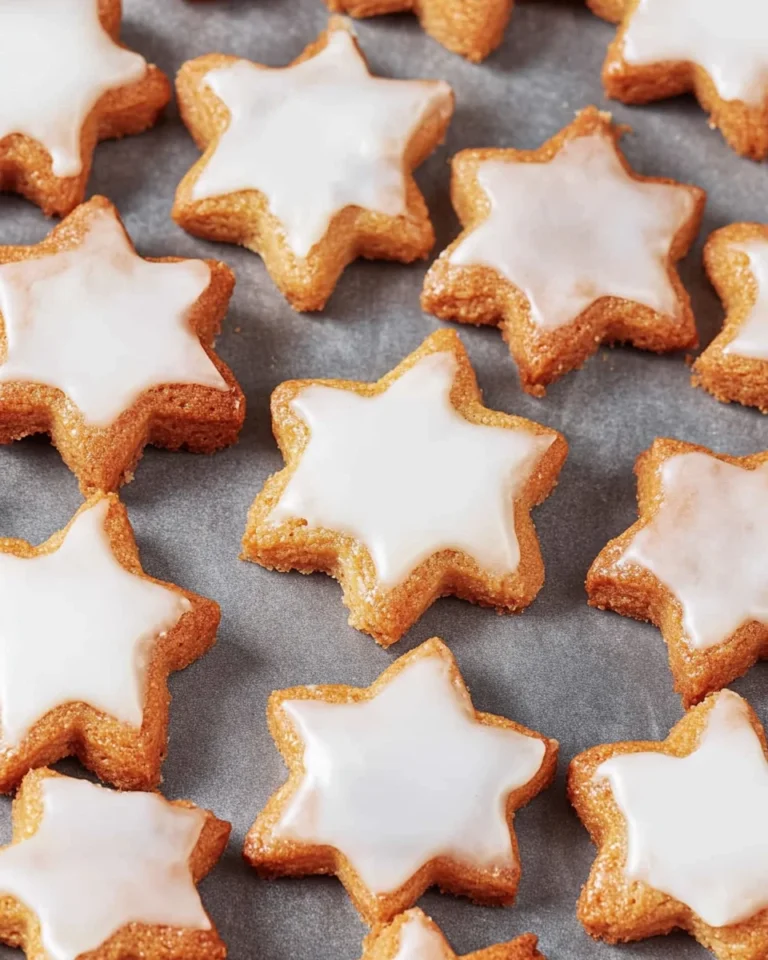 Omas Zimtsterne Rezept - ganz weich & einfach backen