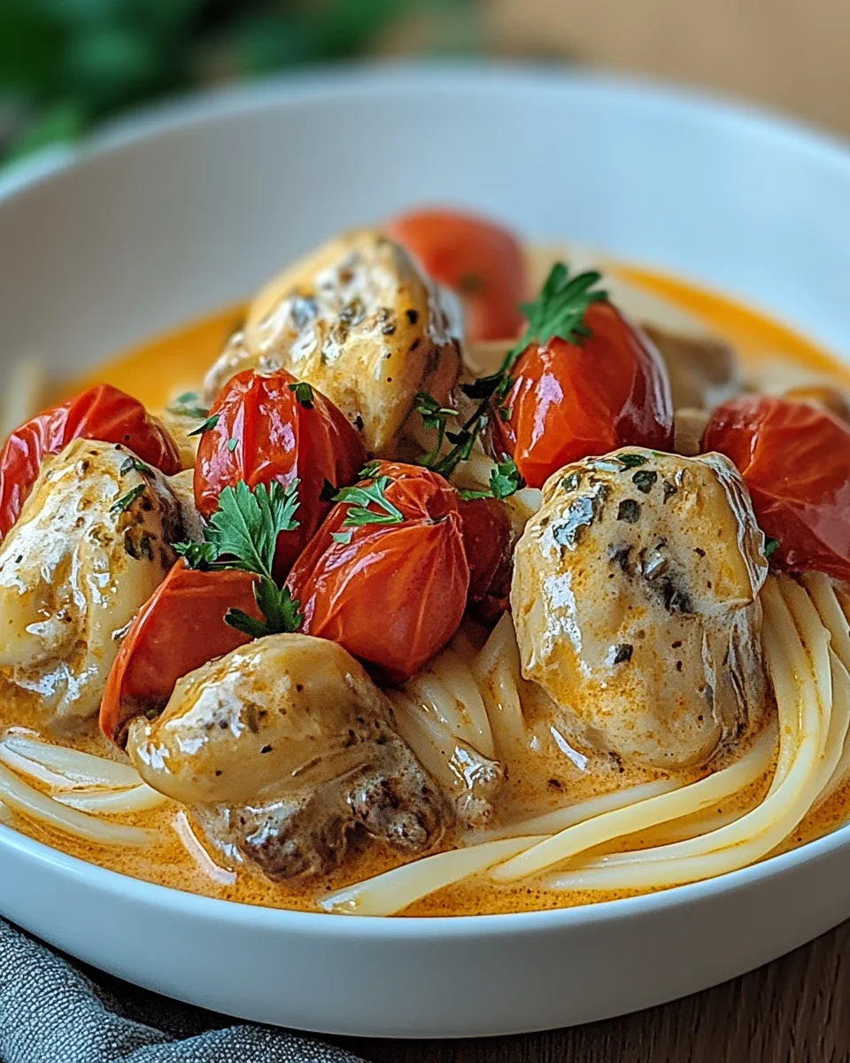 Paprika-Sahne-Hähnchen