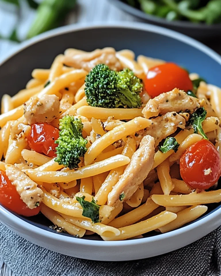 Pasta mit Hähnchen