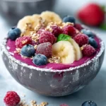 Quark Bowl mit Beeren
