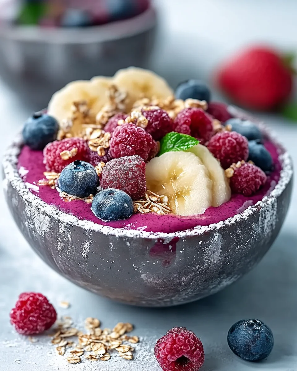 Quark Bowl mit Beeren