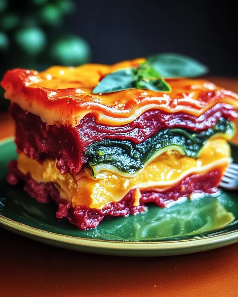 Regenbogen Lasagne