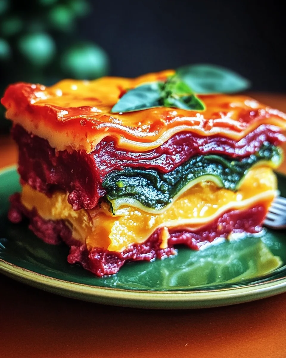 Regenbogen Lasagne