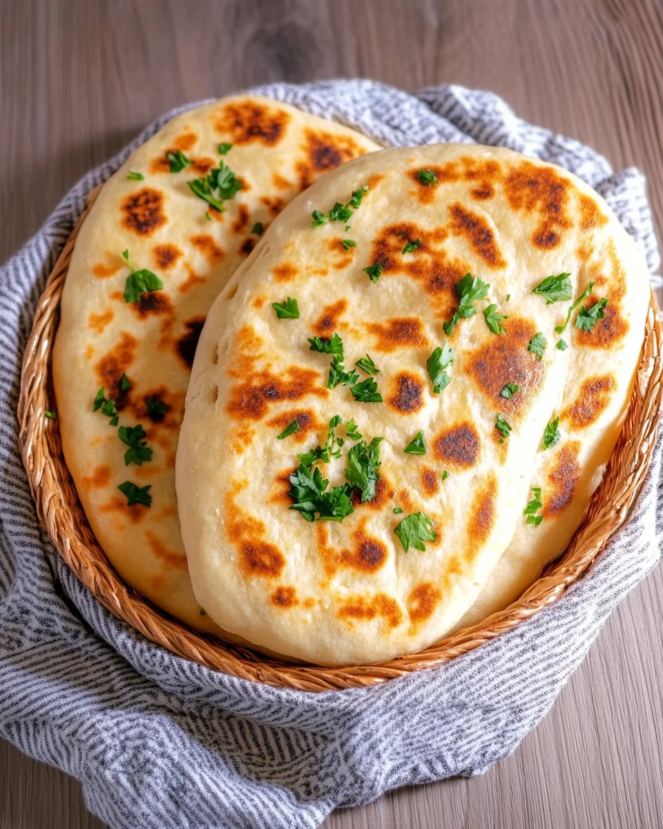 Schnelles Pfannenbrot ohne Hefe (Rezept mit Joghurt)