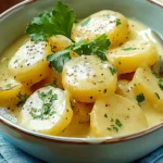 Senfsauce mit Salzkartoffeln