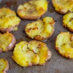 Smashed Potatoes - knusprige Quetschkartoffeln im Ofen