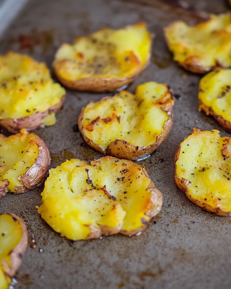 Smashed Potatoes - knusprige Quetschkartoffeln im Ofen