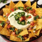 Überbackene Nachos nach Mexikanischer Art