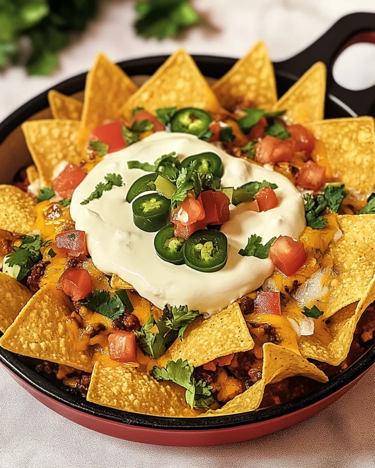 Überbackene Nachos nach Mexikanischer Art