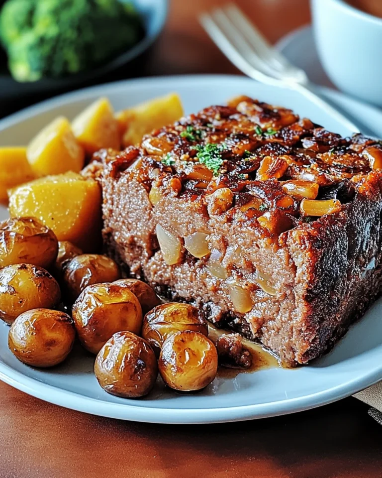 Veganer Braten mit Bohnen