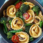 Vegetarische Tortellini-Pfanne