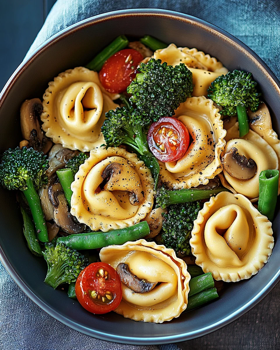Vegetarische Tortellini-Pfanne