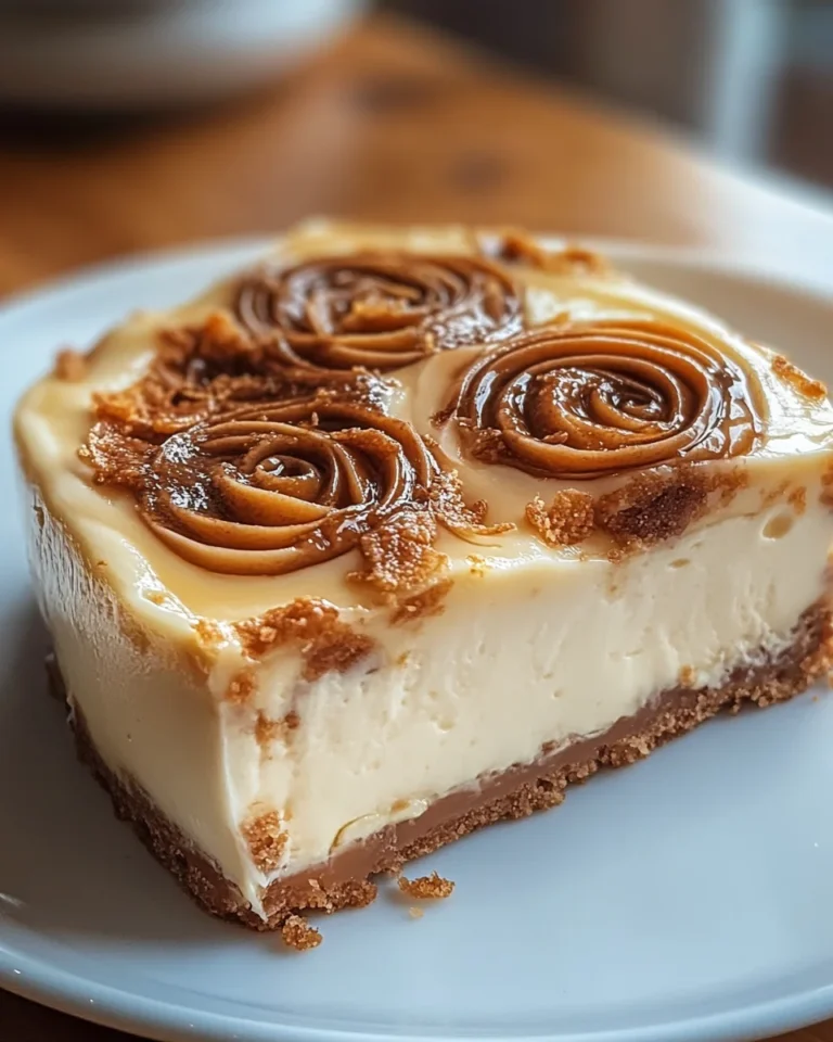 Zimtschnecken Käsekuchen mit Keksboden