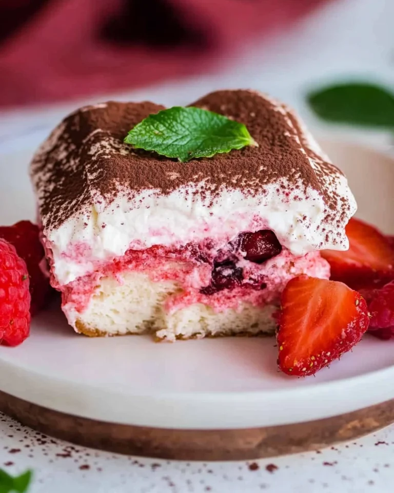 Erdbeer Tiramisu - cremig & ohne Ei