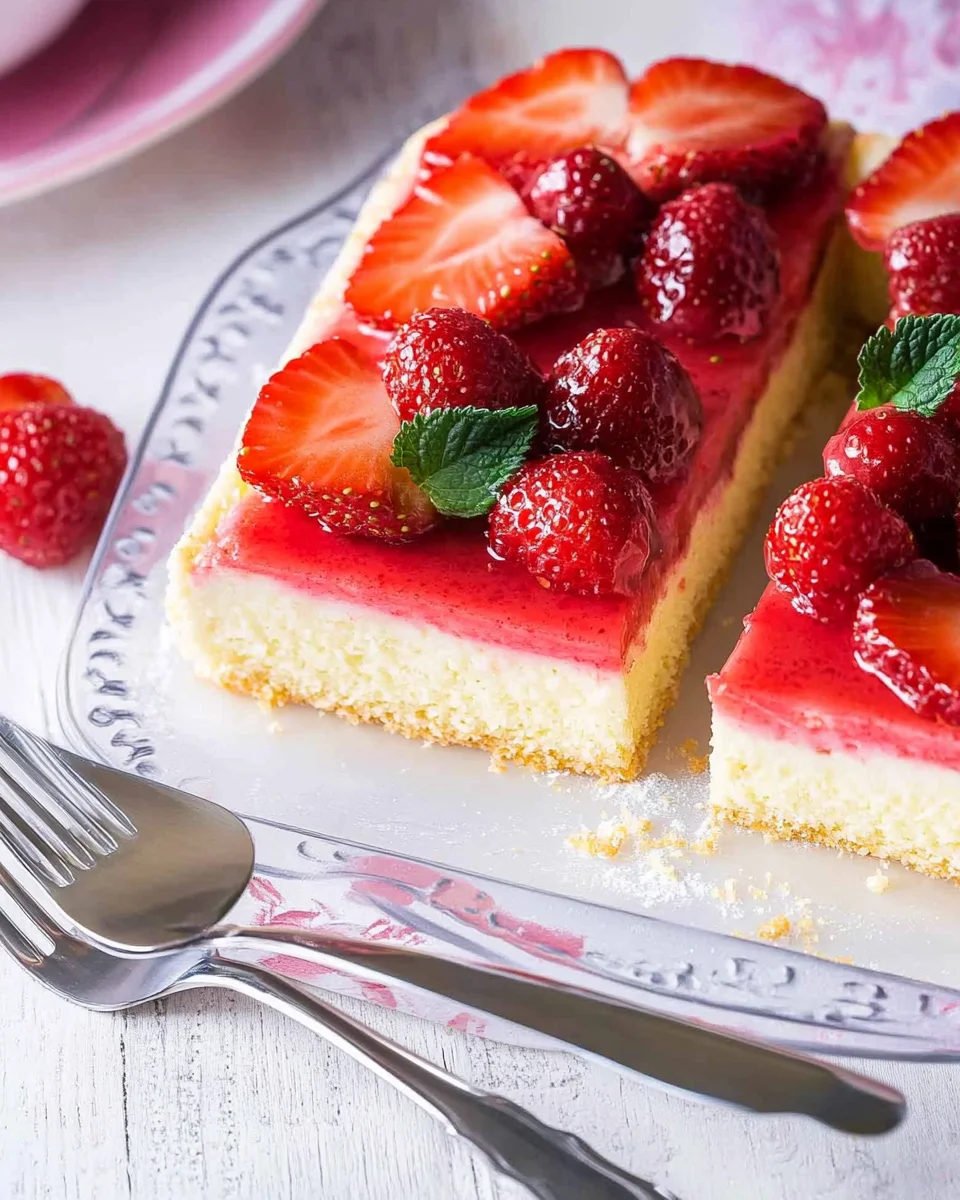 Erdbeerkuchen