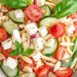 Kritharaki-Salat mit Feta - schnell & einfach