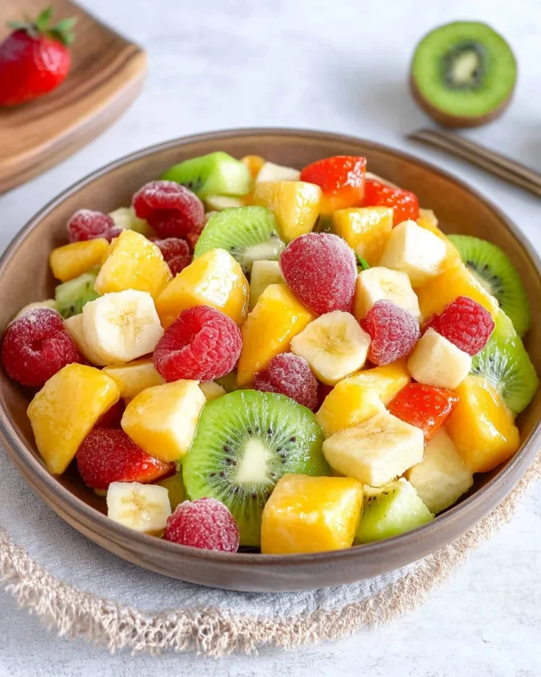 Obstsalat selber machen (schnelles Rezept)