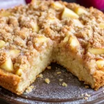 Schneller Apfelkuchen mit Streusel & Apfelmus – so saftig!